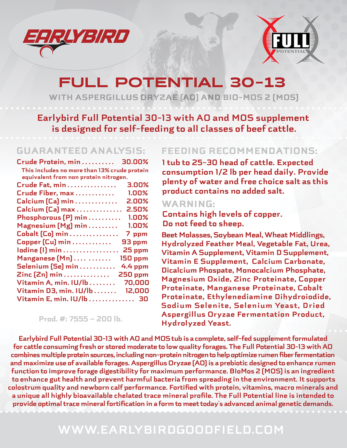 FULL POTENTIAL 30-13 With (AO) & (MOS)