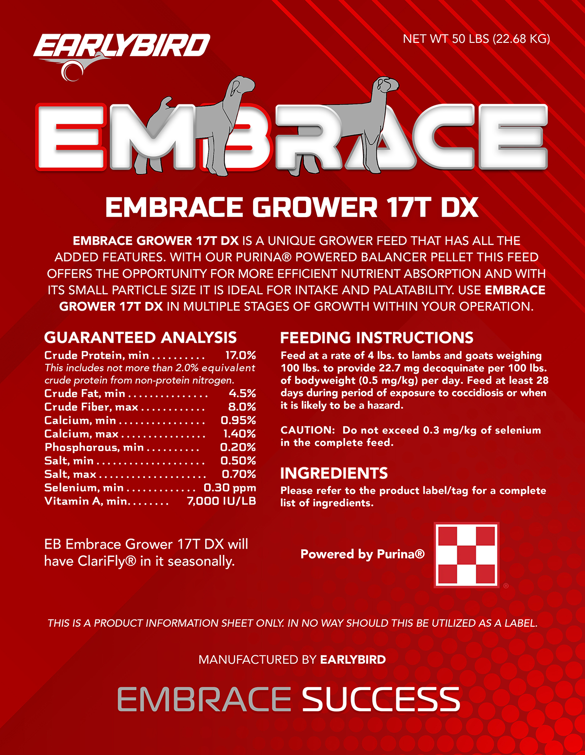 EB EMBRACE GROWER 17T DX